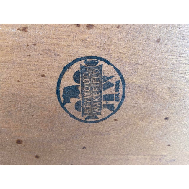 Wood 1960s Heywood Wakefield Vintage Mid Century Modern Table For Sale - Image 7 of 12