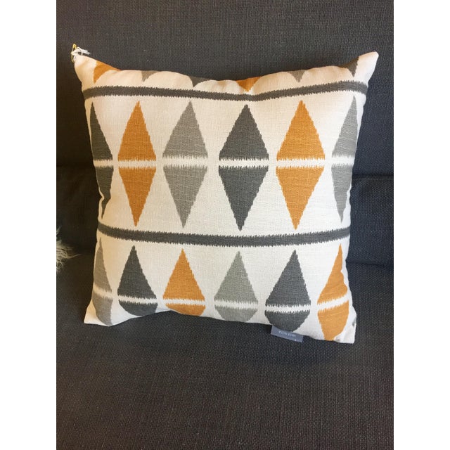 Mid-Century Style Argyle Pillow Chairish