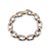 Early 21st Century James Avery Retired 925 Sterling Silver 14k Yellow Gold Enduring Bond Bracelet For Sale - Image 5 of 6