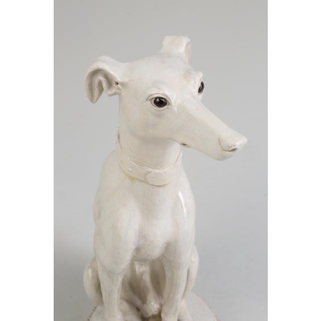 Vintage Italian Whippet Sculpture For Sale In Chicago - Image 6 of 15