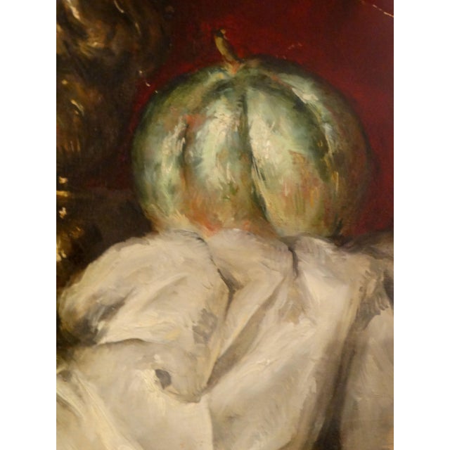 Red Antoine Vollon 1833-1900 French Still Life Oil on Canvas Hammer to $46,000 For Sale - Image 8 of 14