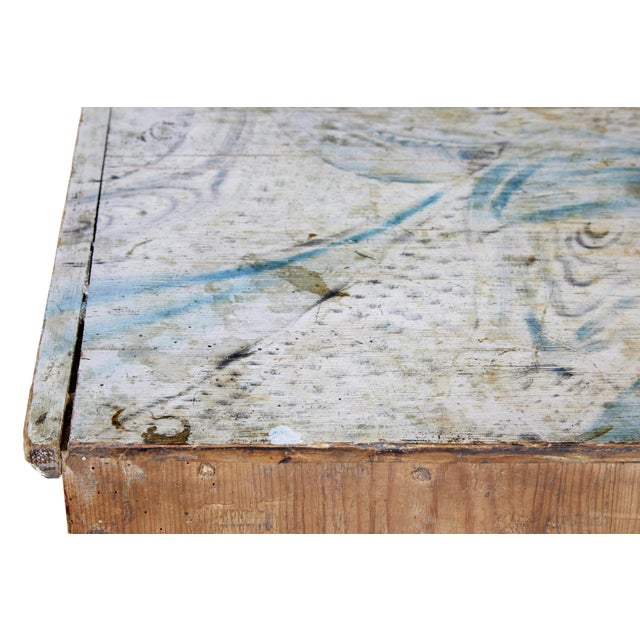 Mid 19th Century Swedish Hand-Painted Chest of Drawers, 1840 For Sale - Image 5 of 8