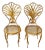 Pair of Italian Hollywood Regency Wheat Sheaf Chairs, by S. Salvadori For Sale