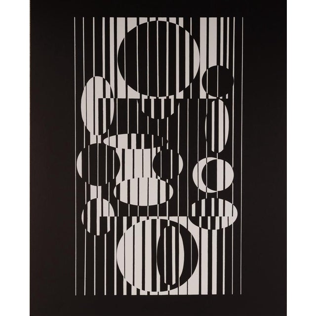 Victor Vasarely, IACA, Lithograph For Sale - Image 6 of 6