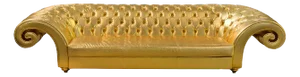 Italian Gold Faux Fur Versailles Sofa from VGnewtrend
