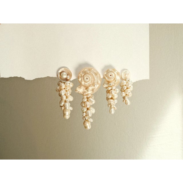 Mini Mermaid Earrings, a Pair For Sale - Image 4 of 5