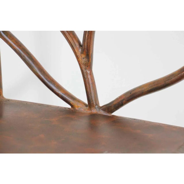 Set of 2 Spanish Revival Hand-Forged Wrought-Iron Barstools, Mexico, Circa 1990 For Sale - Image 13 of 14