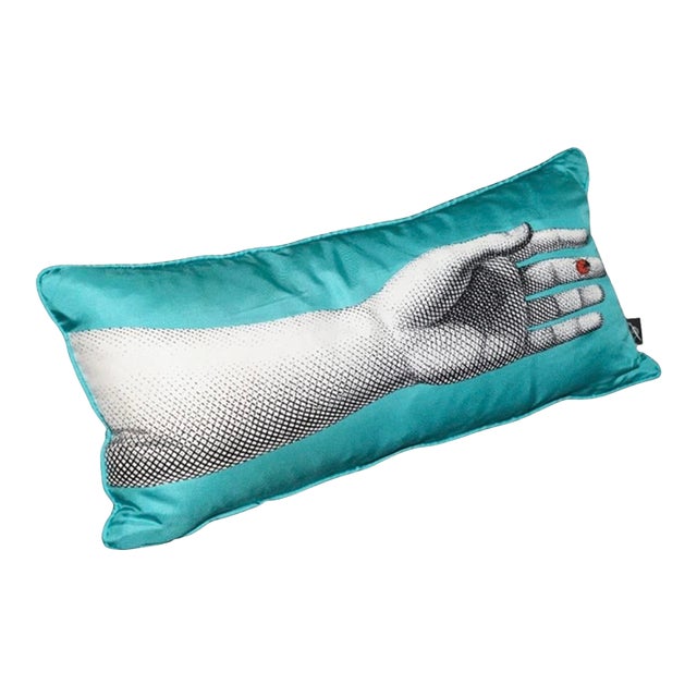 Fornasetti Mano Ladybug Silk Pillow For Sale