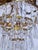 Vintage Brass Empire Style Chandelier For Sale - Image 10 of 11