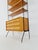 Freestanding String Shelf-System Unit Bookcase in Oak and Metal by Silverschild, 1950s For Sale - Image 9 of 10