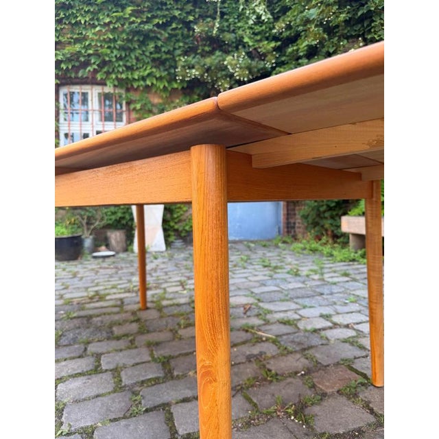 Wood Extendable Oak Dining Table by AR Denmark, 1960s For Sale - Image 7 of 11
