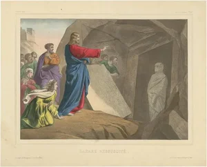 Becquet Frères, No. 22: The Resurrection of Lazarus, 1840, Print