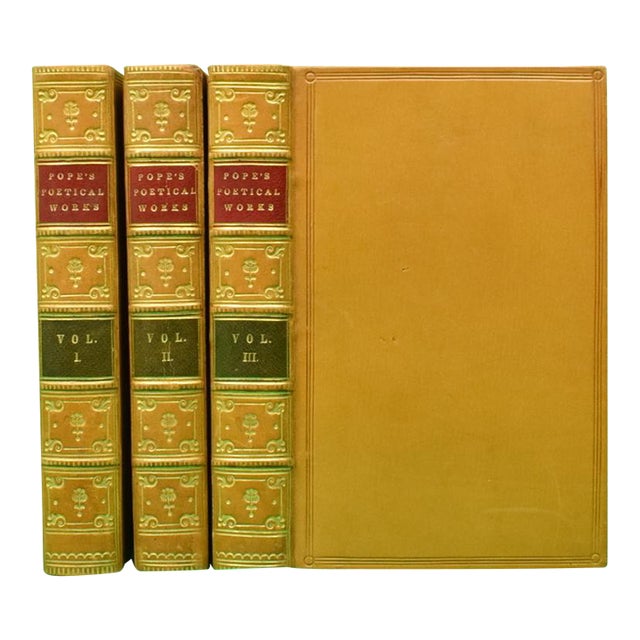 "Pope's Poetical Works: Volumes I, Ii, Iii" 1853 Pope, Alexander For Sale