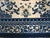 Early 20th Century Sensational Floral-Medallion on a Ivory Background and Blue Border Antique Chinese Ningxia Rug For Sale - Image 5 of 7