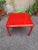 Red Vintage Stadio 100 Model Table in Red Plastic by Vico Magistretti for Artemide, 1980s For Sale - Image 8 of 8