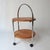 Wood Vintage Folding Rolling Serving Cart in Wood, 1970s For Sale - Image 7 of 13
