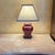 Late 20th Century Vintage Oxblood Red Ginger Jar Table Lamp – Ceramic Traditional Accent, 20” For Sale - Image 5 of 18
