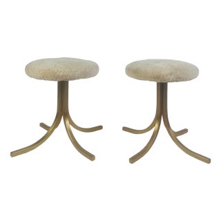 Vintage Stools by Miguel Fisac, 1960, Set of 2 For Sale