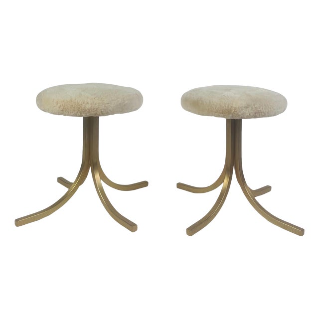 Vintage Stools by Miguel Fisac, 1960, Set of 2 For Sale