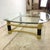 Tommaso Barbi Vintage Modern Tusk Coffee Table After Tommaso Barbi For Sale - Image 4 of 12