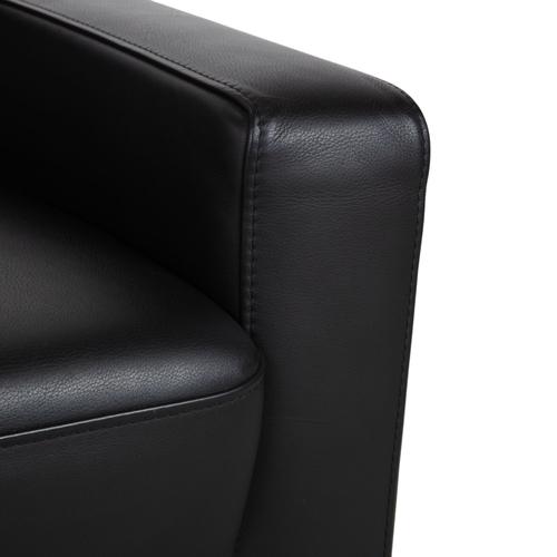 Modern Systema 2-Seater Sofa in Leather from Gepade For Sale - Image 3 of 12