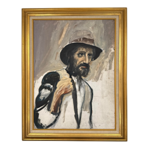 Original Oil Portrait Study “Gold Miner” by D. Dane