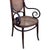 Vienna Secession Bent Oak & Cane High Back Armhair No. 17 by Thonet For Sale - Image 9 of 9