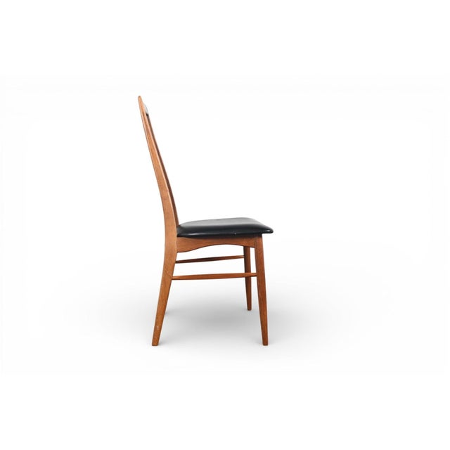 Mid 20th Century Set of Eight Nils Koefoed "Eva" Highback Dining Chairs in Teak For Sale - Image 9 of 13