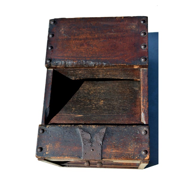 Japanese Antique Merchant's Money Box For Sale - Image 9 of 14