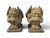 Traditional Pair of Vintage Cast Stone Winged Gargoyle Statues For Sale - Image 3 of 11