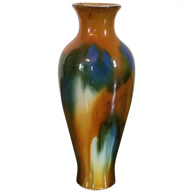19th Century Chinese Porcelain Flambe Glaze Baluster Vase For Sale - Image 11 of 11