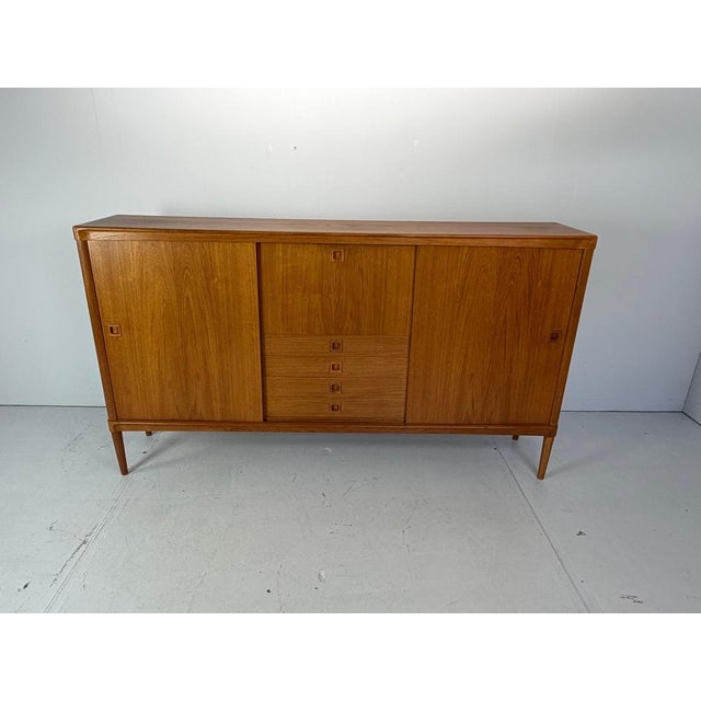 Highboard in Teak by H.W. Klein for Bramin, Denmark, 1960s For Sale - Image 3 of 12