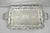 Vintage English Silver MFG Co Silver Plated Footed Serving Platter Bar Tray For Sale - Image 13 of 13