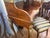Antique Style Ladies French Style Writing Desk in Walnut With Chair Circa 1950 For Sale In West Palm - Image 6 of 8
