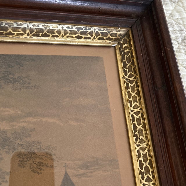 1874 Framed Lithograph “Homeward” by Joseph John For Sale In Chicago - Image 6 of 8