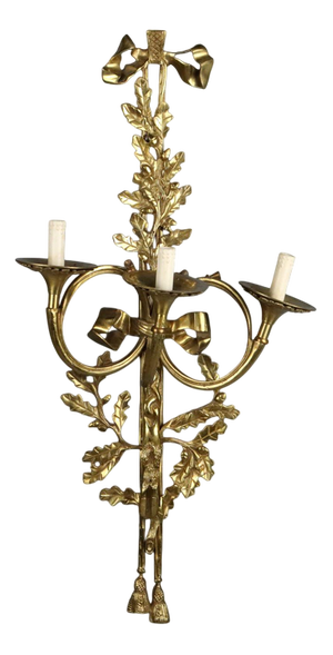 Wall Light in Gilded Bronze