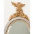 French 19th Century French Silver & Gold Gilt Oval Mirror For Sale - Image 3 of 10