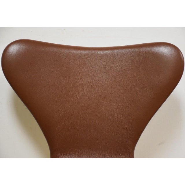 Brown Leather & Chrome Dining Chairs Set of 8 Chairish