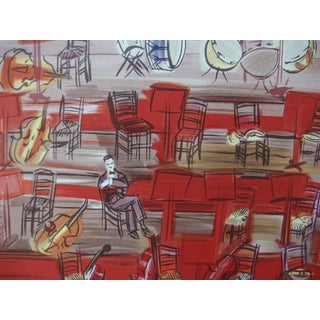 Raoul Dufy, Orchestre, l'entracte, Lithograph For Sale