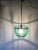 1970s Mid Century Italian Glass and Chrome Chandelier in the Style of Fontana Arte For Sale - Image 10 of 12