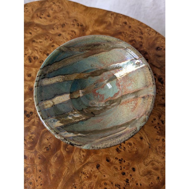 Vintage Modernist Abstract Hand-Thrown Ceramic Bowls, 1990s, Set of 3 For Sale - Image 6 of 13