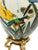 Vintage 1980s Japanese Porcelain 7.5-Inch Ovoid Iris and Kingfisher Vase For Sale - Image 4 of 13