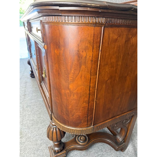 Circa 1930s Jacobean Style Sideboard For Sale - Image 9 of 17