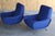 Mid-Century Modern Pair of Early 1st Edition Lady Chairs by Marco Zanuso for Arflex in Raf Simmons Fabric, Italy, 1950s For Sale - Image 3 of 13