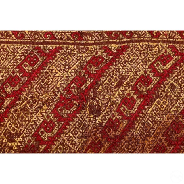 Collection of Two Framed Pre-Columbian Textile Panels Chimu Chancay Culture For Sale - Image 10 of 12