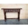 Early 20th Century Spanish Carved Console Table with Fluted Legs For Sale - Image 16 of 18