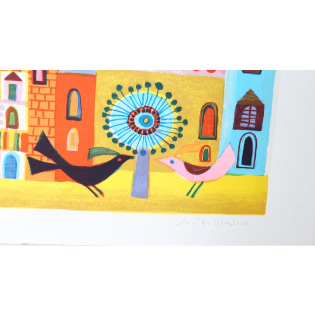 Folk Art Pink Sun, Judith Bledsoe For Sale - Image 3 of 4