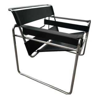 Mid-Century Modern Wassily Chair by Marcel Breuer for Knoll International, 1980 For Sale