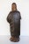 16th Century Indo-Portuguese Saint Barbara, Hand Carved Polychrome Wooden Statue For Sale - Image 4 of 13