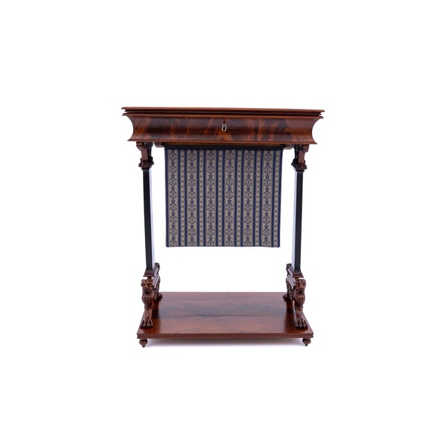 19th Century Biedermeier Sewing Table, Northern Europe, 1850s For Sale - Image 5 of 16